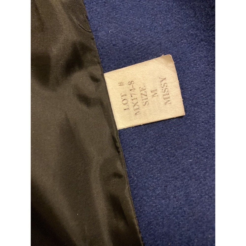 VINTAGE TRILOGI COLLECTION BLUE /Navy PEA COAT SIZE MISSY M - Picture 9 of 12